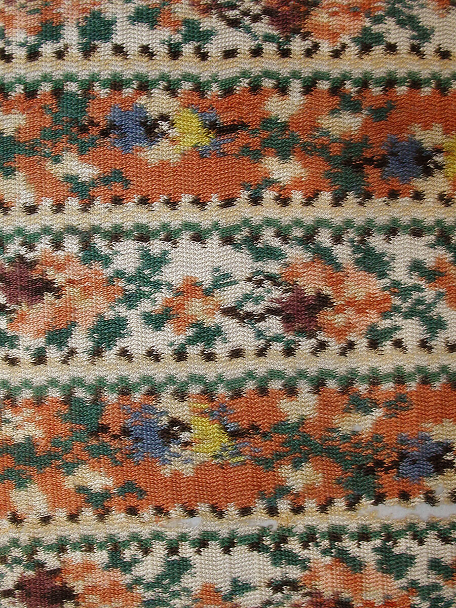 Shawl, Silk; woven