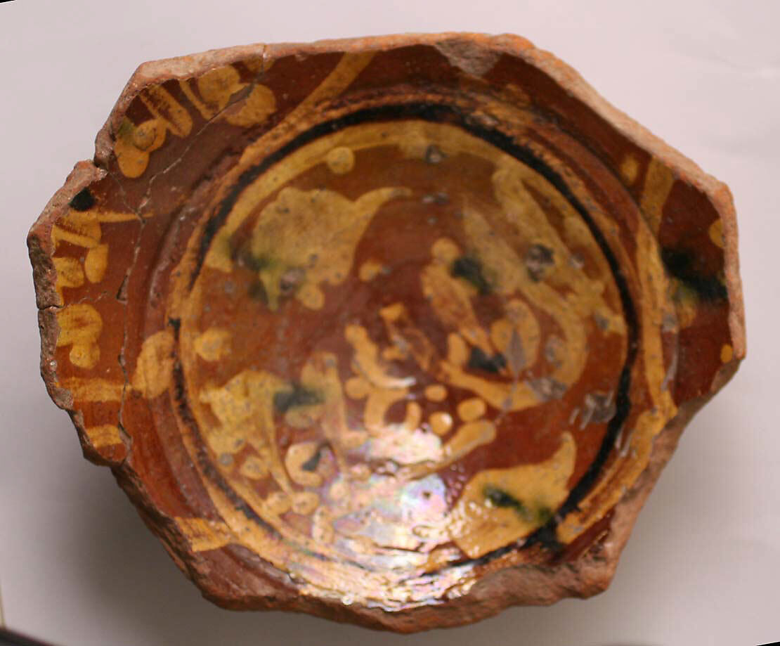 Fragment of a Bowl, Earthenware 