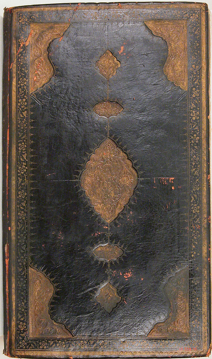 Kulliyat (Complete Works) of Sa'di, Sa'di (Iranian, Shiraz ca. 1213–1291 Shiraz), Ink, watercolor, and gold on paper; binding; dark tan leather with blind-pressed decoration