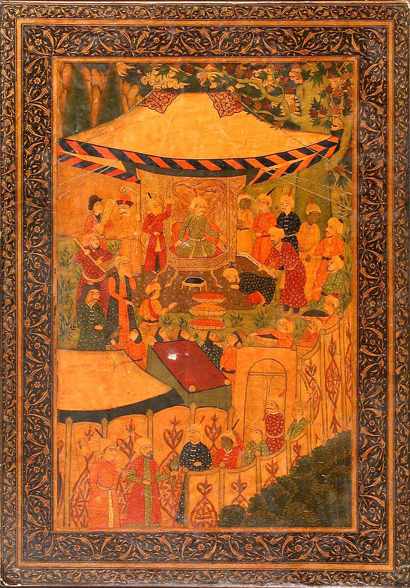 Shahnama (Book of Kings) of Firdausi, Shah Muhammad of Sabzavar, Ink, opaque watercolor, and gold on paper