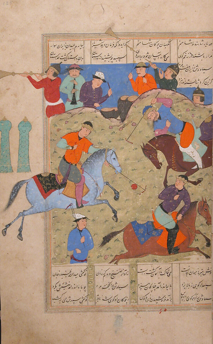 Shahnama (Book of Kings) of Firdausi, Shah Muhammad of Sabzavar, Ink, opaque watercolor, and gold on paper