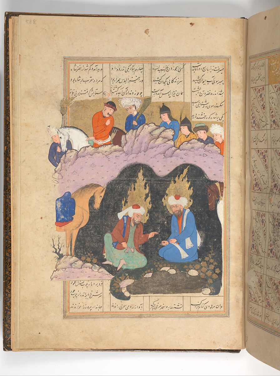 Shahnama (Book of Kings) of Firdausi, Shah Muhammad of Sabzavar, Ink, opaque watercolor, and gold on paper