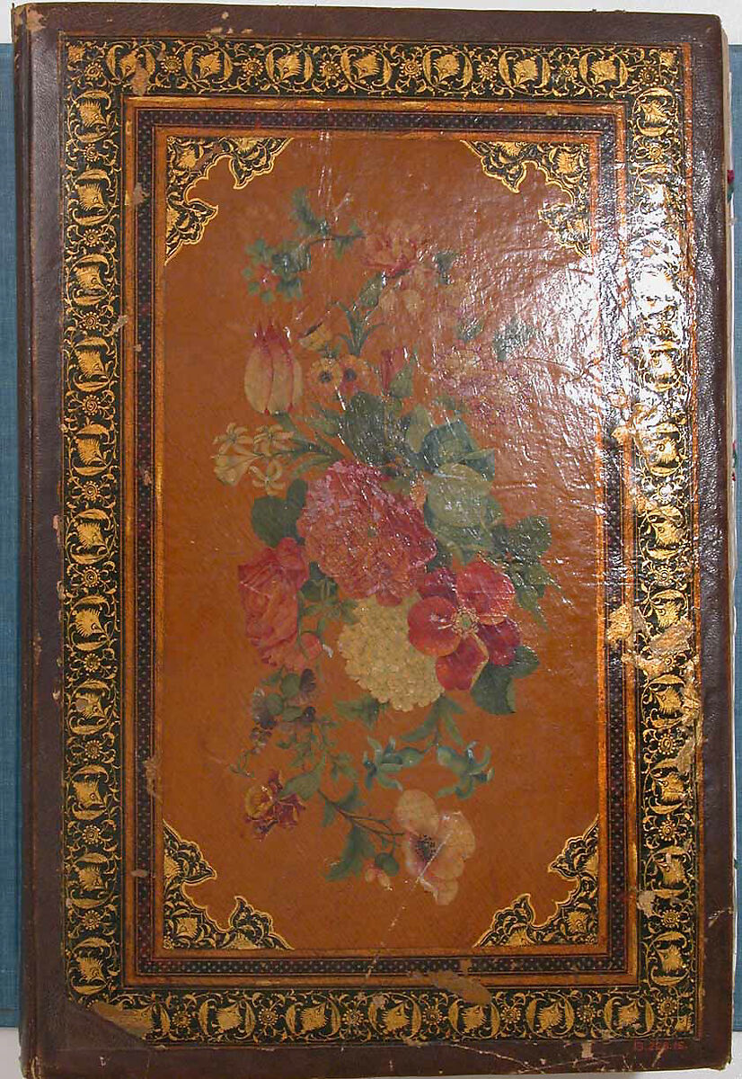 Shahnama (Book of Kings) of Firdausi, Abu'l Qasim Firdausi (Iranian, Paj ca. 940/41–1020 Tus), Ink, opaque watercolor, silver, and gold on paper; lacquer binding