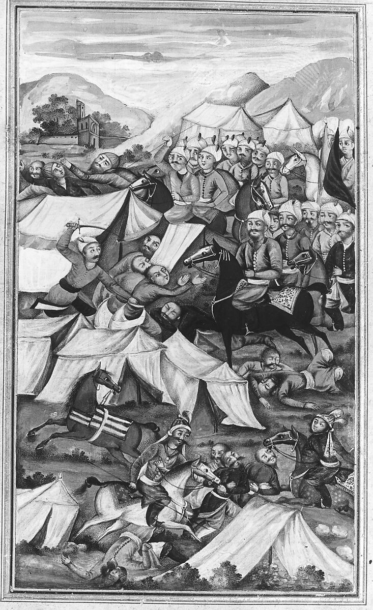 Shahnama (Book of Kings) of Firdausi, Abu'l Qasim Firdausi (Iranian, Paj ca. 940/41–1020 Tus), Ink, opaque watercolor, silver, and gold on paper; lacquer binding