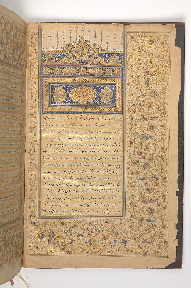 Shahnama (Book of Kings) of Firdausi, Abu'l Qasim Firdausi (Iranian, Paj ca. 940/41–1020 Tus), Ink, opaque watercolor, silver, and gold on paper; lacquer binding