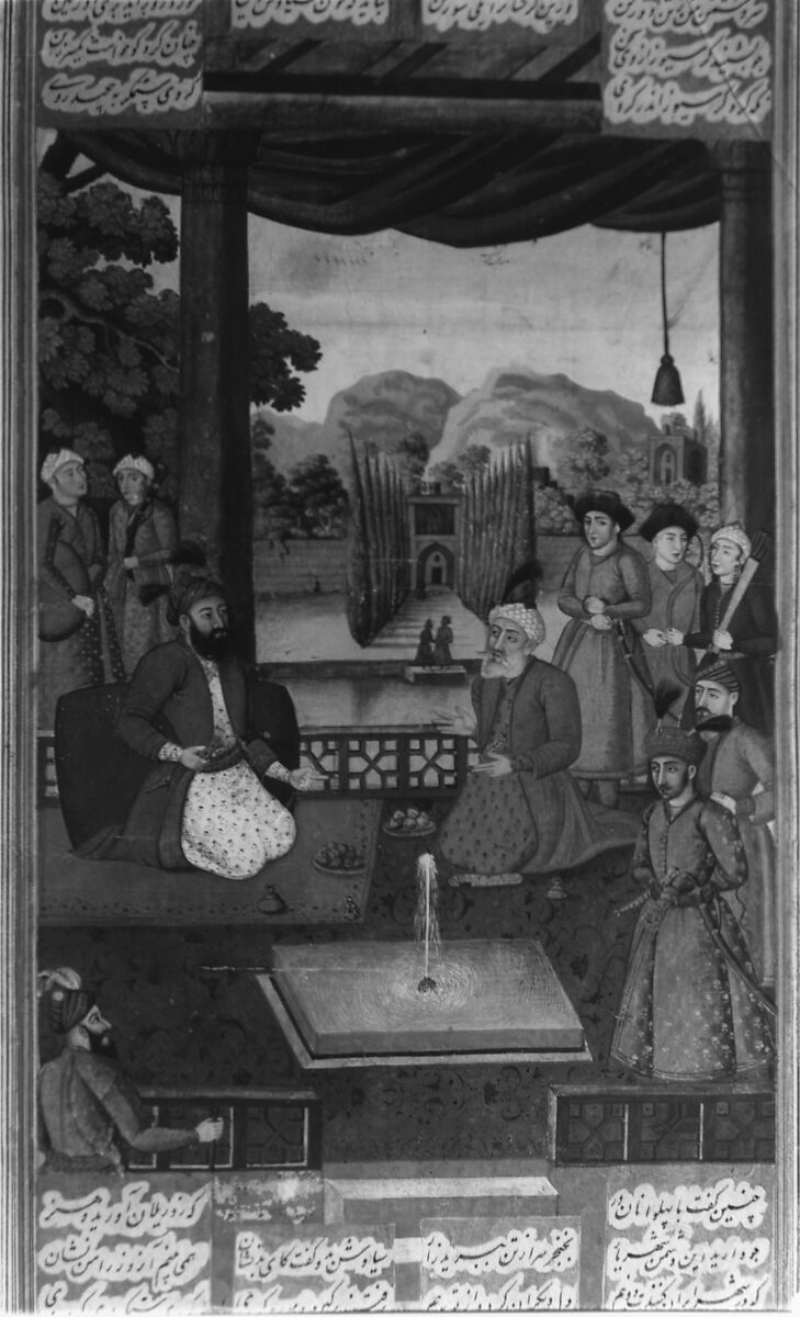 Shahnama (Book of Kings) of Firdausi, Abu'l Qasim Firdausi (Iranian, Paj ca. 940/41–1020 Tus), Opaque watercolor, ink, silver and gold on paper