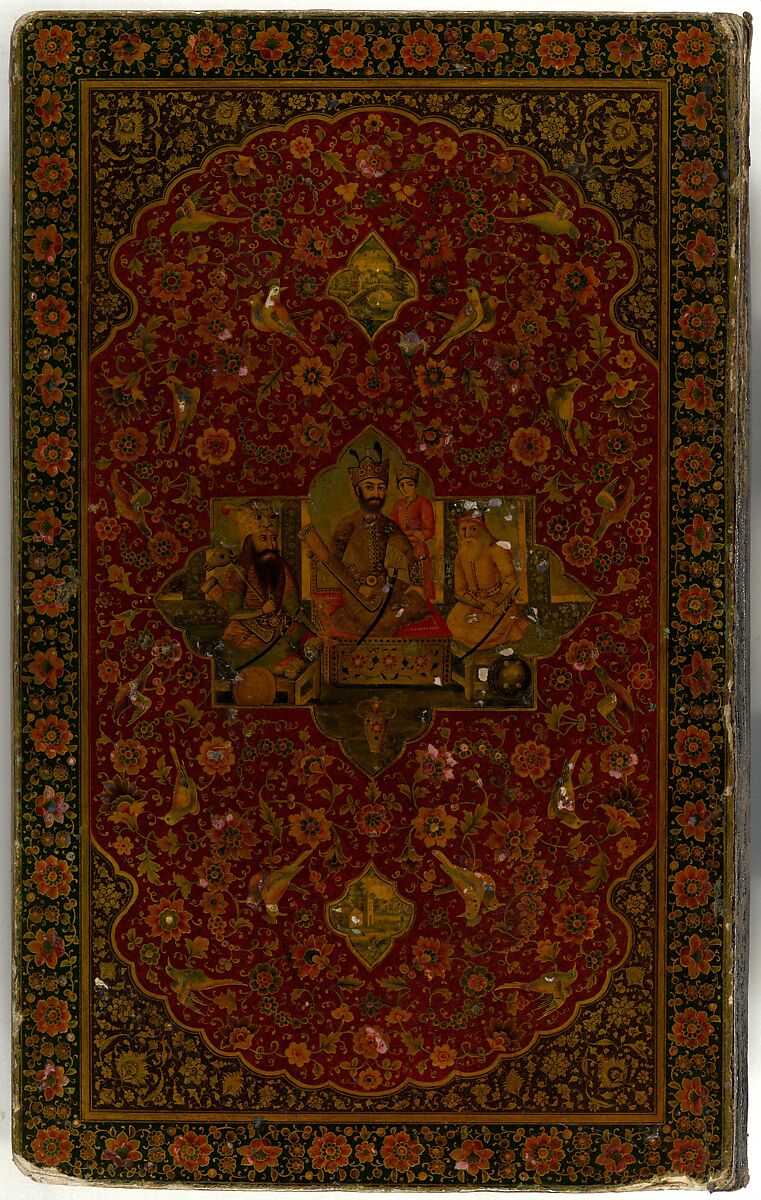 Shahnama (Book of Kings) of Firdausi, Abu'l Qasim Firdausi (Iranian, Paj ca. 940/41–1020 Tus), Opaque watercolor, ink, silver and gold on paper