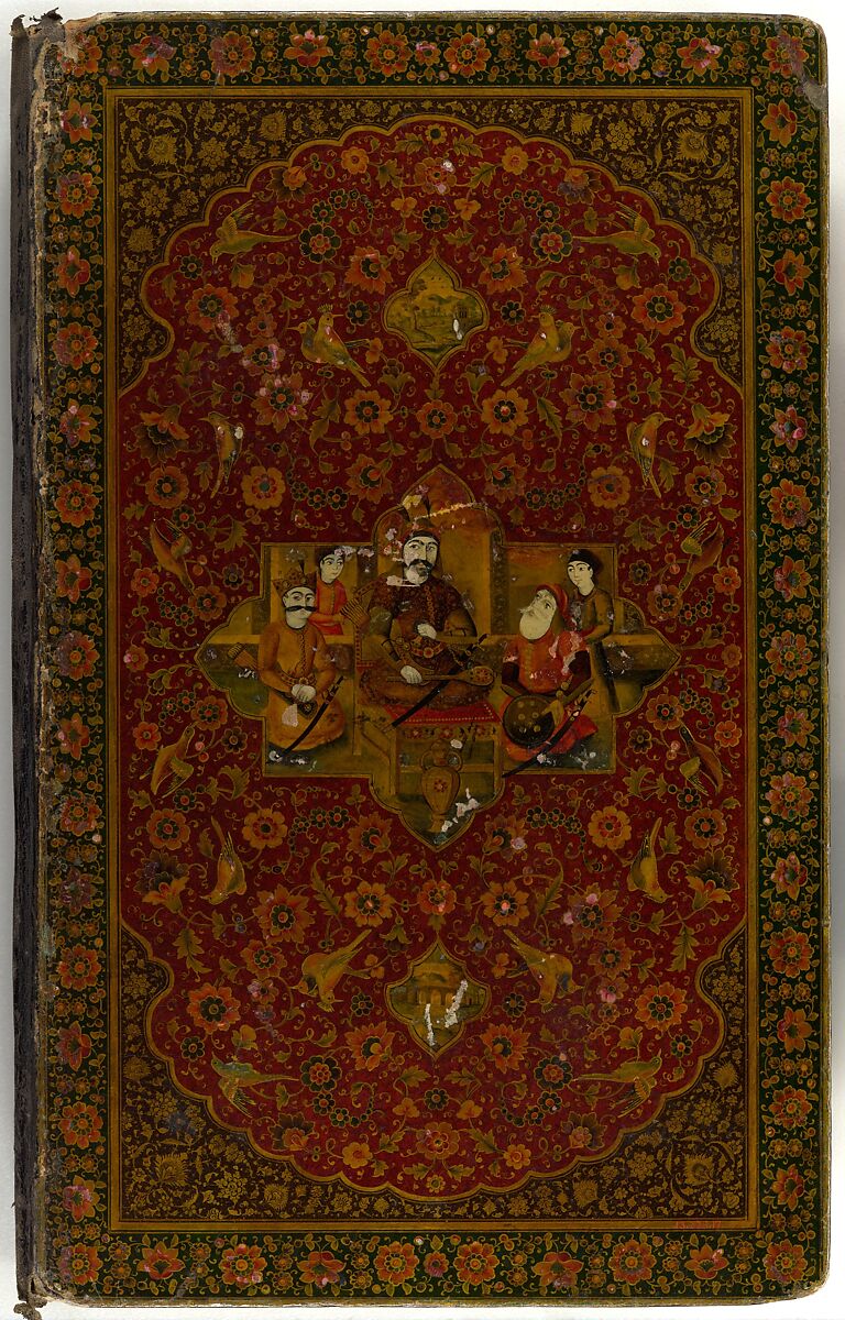 Shahnama (Book of Kings) of Firdausi, Abu'l Qasim Firdausi (Iranian, Paj ca. 940/41–1020 Tus), Opaque watercolor, ink, silver and gold on paper