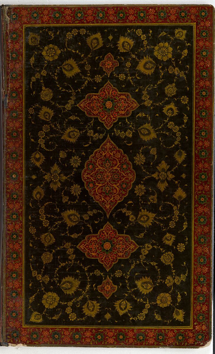 Shahnama (Book of Kings) of Firdausi, Abu'l Qasim Firdausi (Iranian, Paj ca. 940/41–1020 Tus), Opaque watercolor, ink, silver and gold on paper