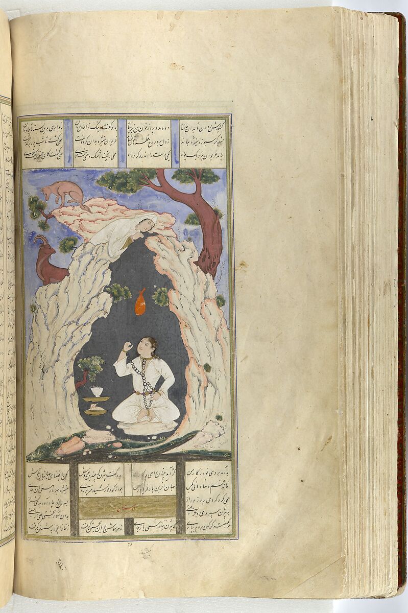 Shahnama (Book of Kings) of Firdausi, Abu'l Qasim Firdausi (Iranian, Paj ca. 940/41–1020 Tus), Opaque watercolor, ink, silver and gold on paper