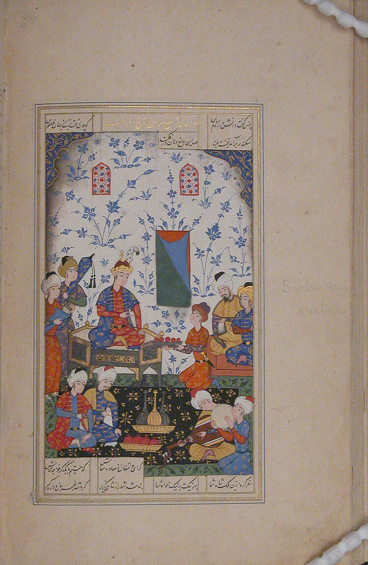 Haft Aurang (Seven Thrones) of Jami, Maulana Nur al-Din `Abd al-Rahman Jami (Iranian, Jam 1414–92 Herat), Ink, opaque watercolor, and gold on paper