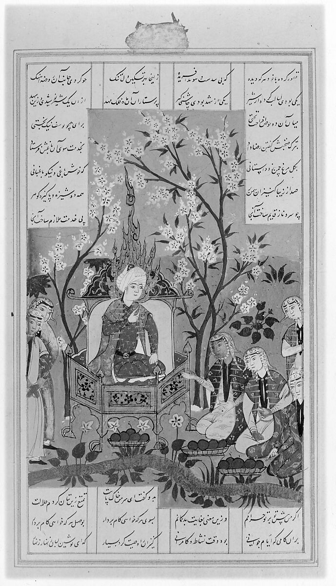 Haft Aurang (Seven Thrones) of Jami, Maulana Nur al-Din `Abd al-Rahman Jami (Iranian, Jam 1414–92 Herat), Ink, opaque watercolor, and gold on paper