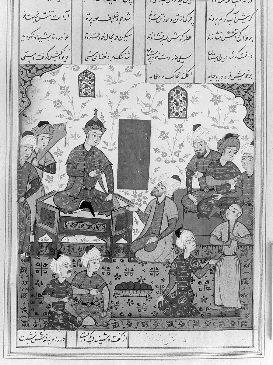 Haft Aurang (Seven Thrones) of Jami, Maulana Nur al-Din `Abd al-Rahman Jami (Iranian, Jam 1414–92 Herat), Ink, opaque watercolor, and gold on paper