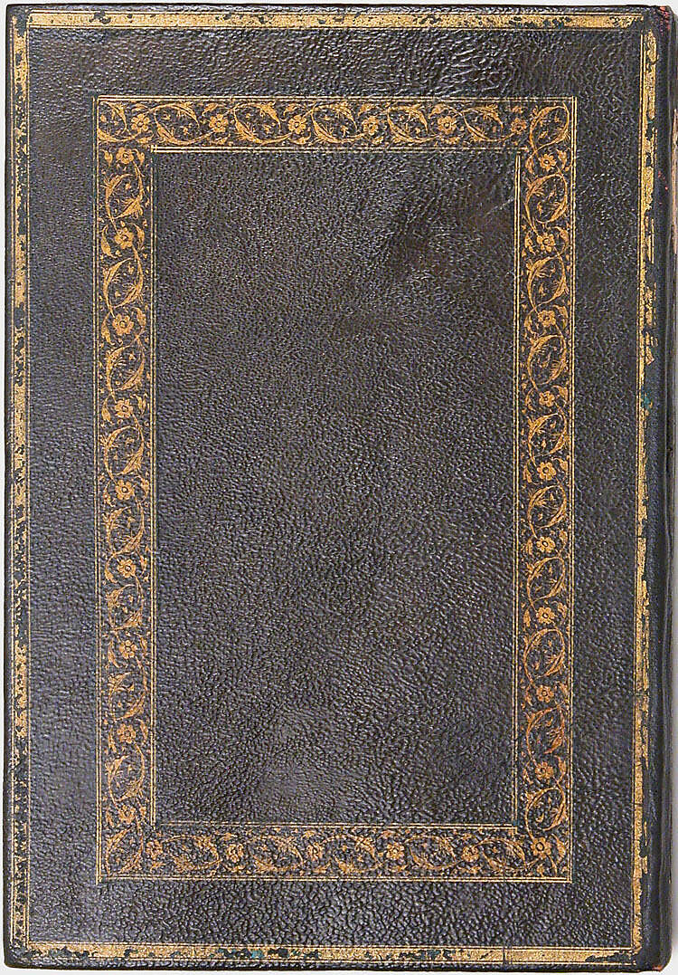 Anthology of Persian Poetry, Main support: Ink, opaque watercolor, silver, and gold on paper
Binding: Leather and gold