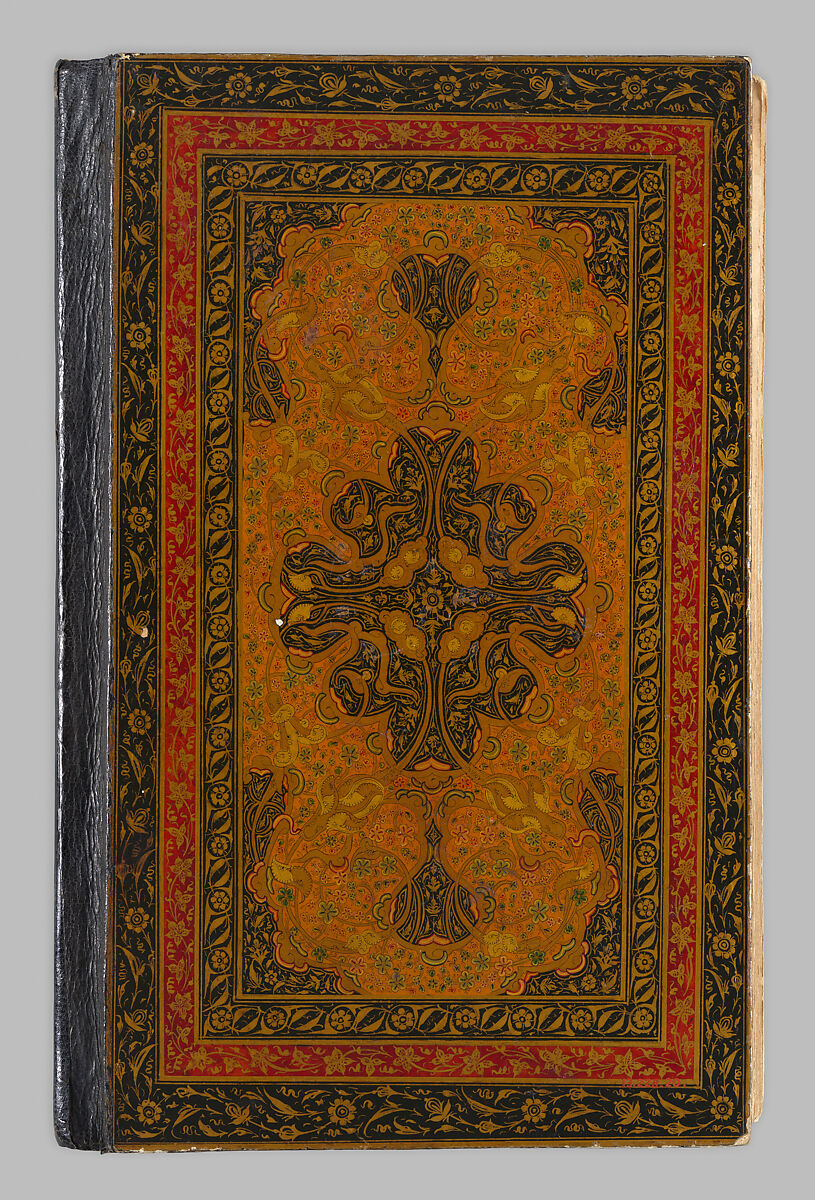 Divan (Collected Works) of Mir 'Ali Shir Nava'i, Sultan 'Ali al-Mashhadi (Iranian, Mashhad 1453–1520 Mashhad), Ink, opaque watercolor, and gold on paper; lacquer binding