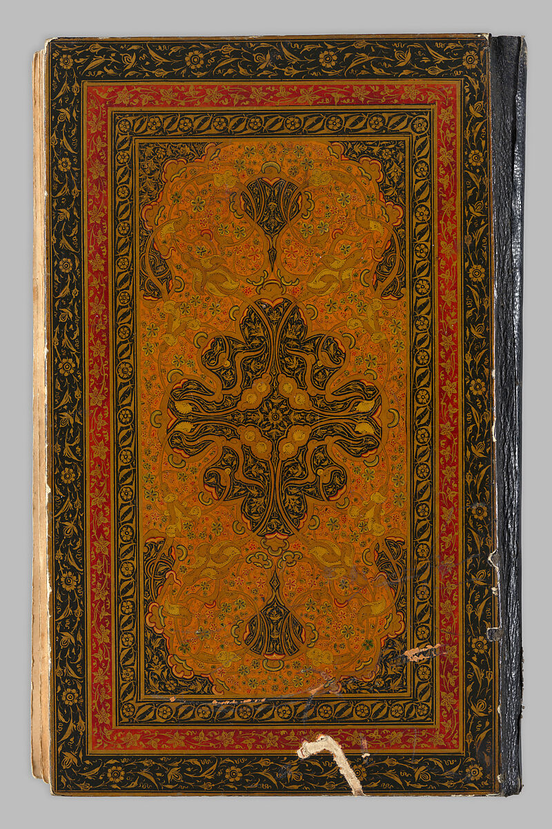 Divan (Collected Works) of Mir 'Ali Shir Nava'i, Sultan 'Ali al-Mashhadi (Iranian, Mashhad 1453–1520 Mashhad), Ink, opaque watercolor, and gold on paper; lacquer binding