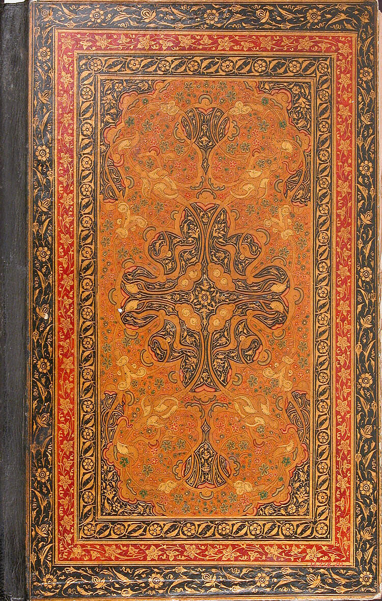 Divan (Collected Works) of Mir 'Ali Shir Nava'i, Sultan 'Ali al-Mashhadi (Iranian, Mashhad 1453–1520 Mashhad), Ink, opaque watercolor, and gold on paper; lacquer binding
