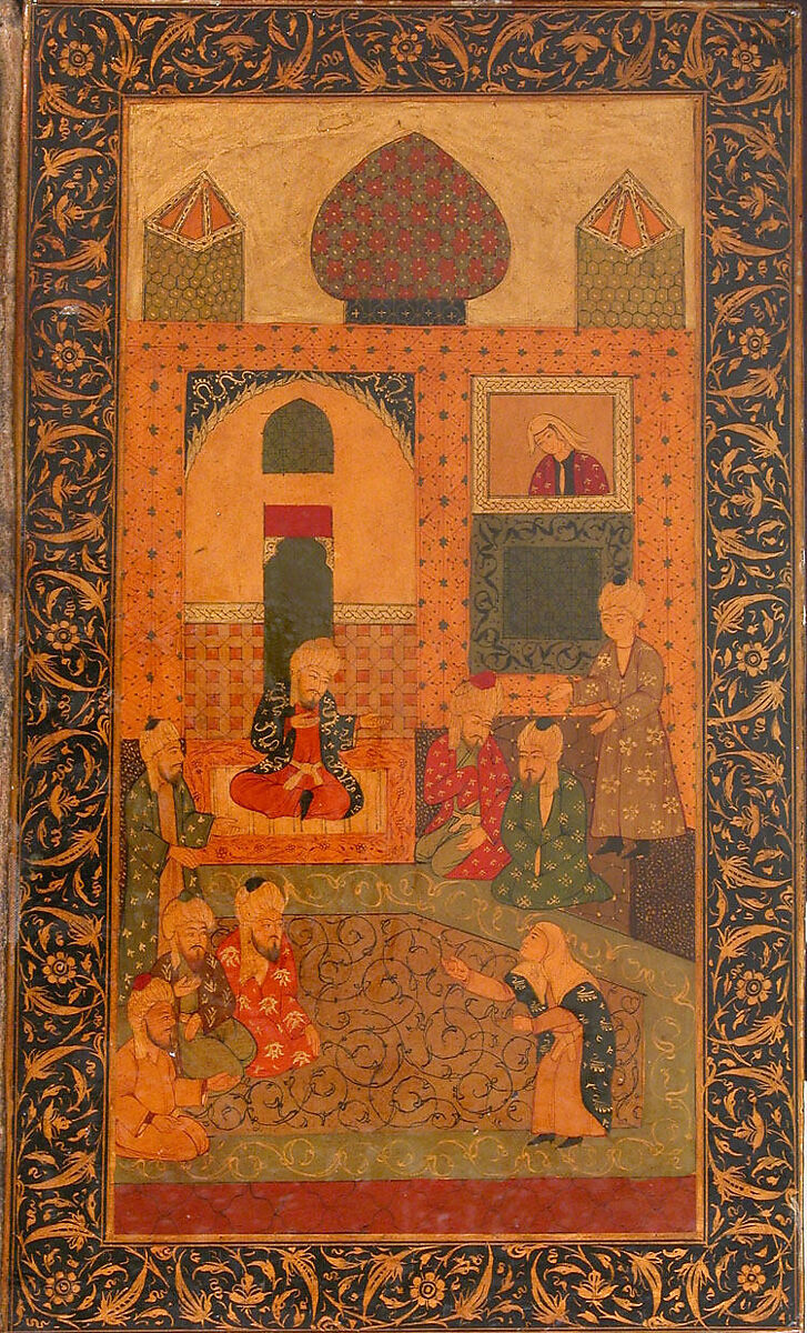 Divan (Collected Works) of Mir 'Ali Shir Nava'i, Sultan 'Ali al-Mashhadi (Iranian, Mashhad 1453–1520 Mashhad), Ink, opaque watercolor, and gold on paper; lacquer binding