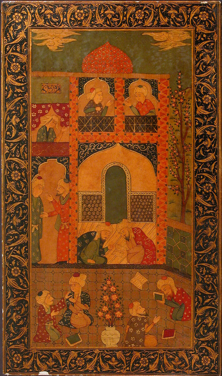 Divan (Collected Works) of Mir 'Ali Shir Nava'i, Sultan 'Ali al-Mashhadi (Iranian, Mashhad 1453–1520 Mashhad), Ink, opaque watercolor, and gold on paper; lacquer binding