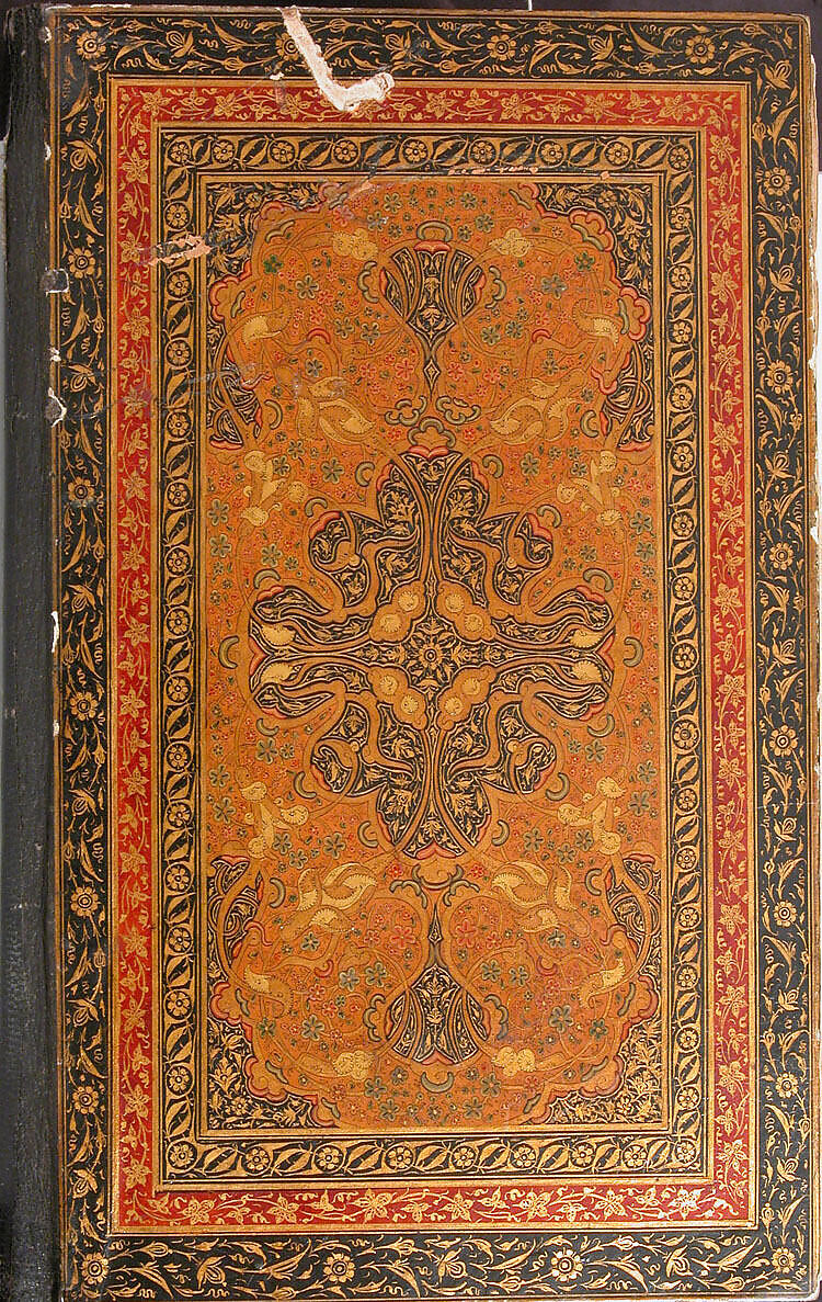 Divan (Collected Works) of Mir 'Ali Shir Nava'i, Sultan 'Ali al-Mashhadi (Iranian, Mashhad 1453–1520 Mashhad), Ink, opaque watercolor, and gold on paper; lacquer binding