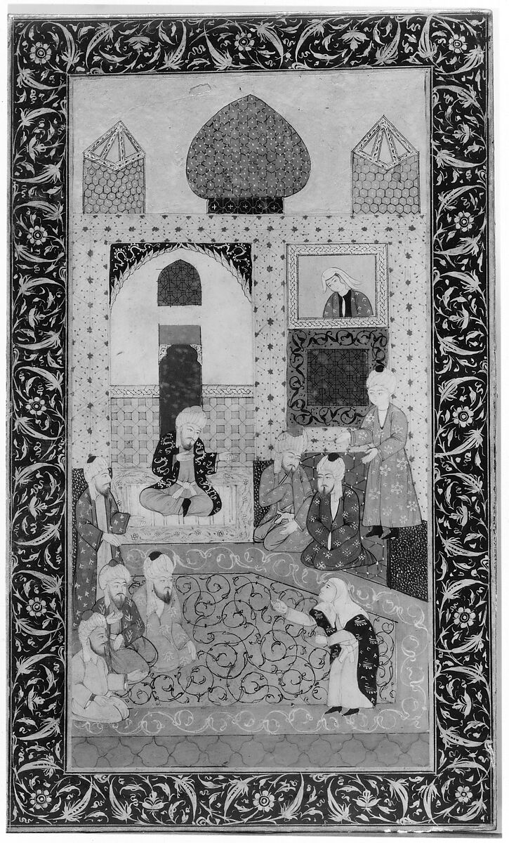 Divan (Collected Works) of Mir 'Ali Shir Nava'i, Sultan 'Ali al-Mashhadi (Iranian, Mashhad 1453–1520 Mashhad), Ink, opaque watercolor, and gold on paper; lacquer binding