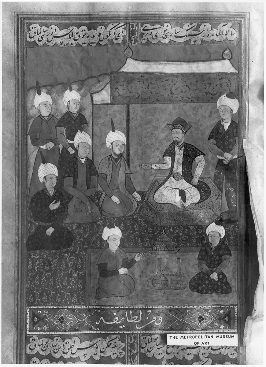 Divan (Collected Works) of Mir 'Ali Shir Nava'i, Sultan 'Ali al-Mashhadi (Iranian, Mashhad 1453–1520 Mashhad), Ink, opaque watercolor, and gold on paper; lacquer binding