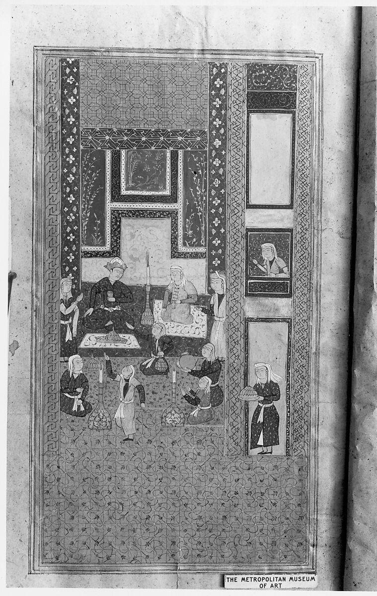 Divan (Collected Works) of Mir 'Ali Shir Nava'i, Sultan 'Ali al-Mashhadi (Iranian, Mashhad 1453–1520 Mashhad), Ink, opaque watercolor, and gold on paper; lacquer binding