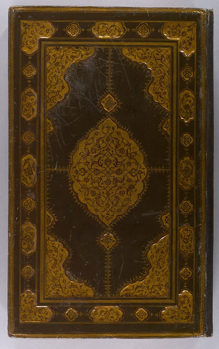 Shahnama (Book of Kings) of Firdausi, Abu'l Qasim Firdausi (Iranian, Paj ca. 940/41–1020 Tus), Ink, opaque watercolor, silver, and gold on paper