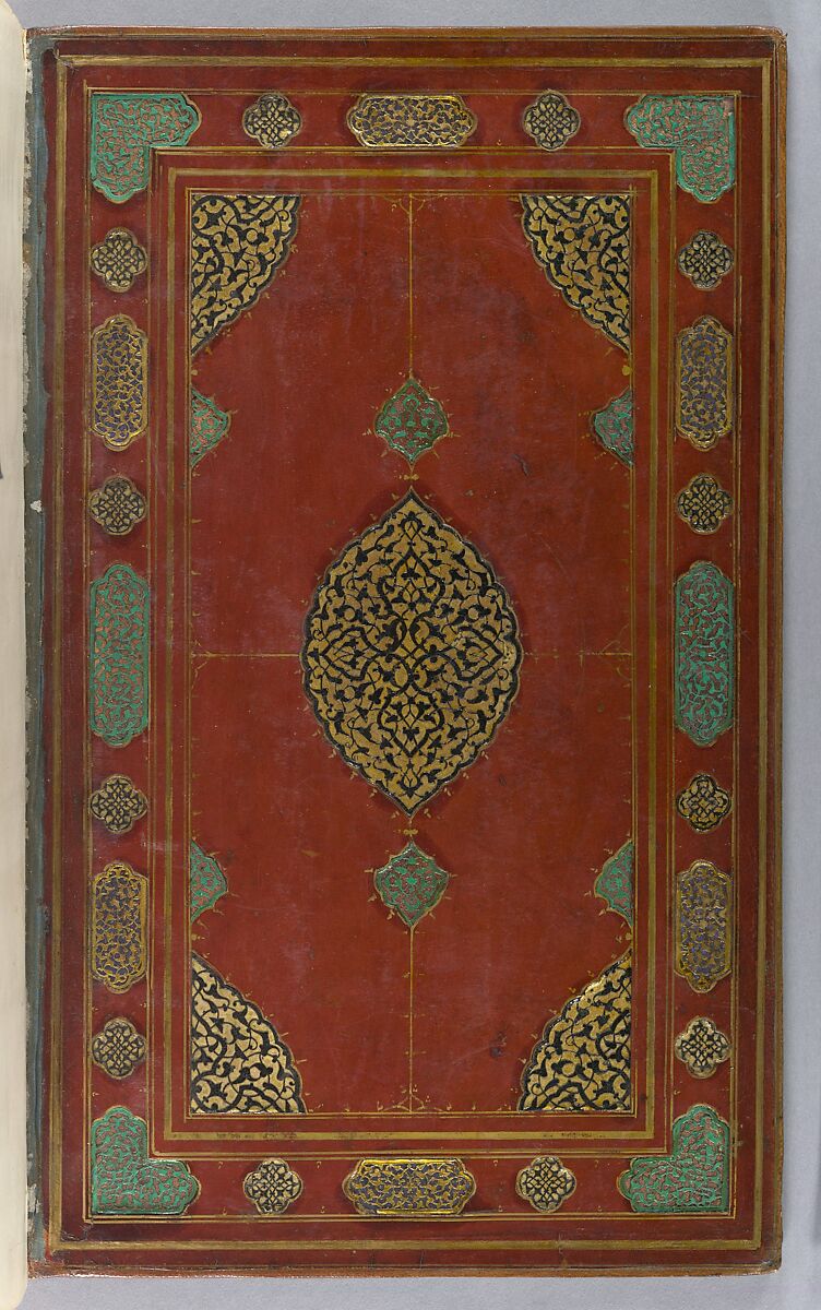 Shahnama (Book of Kings) of Firdausi, Abu'l Qasim Firdausi (Iranian, Paj ca. 940/41–1020 Tus), Ink, opaque watercolor, silver, and gold on paper