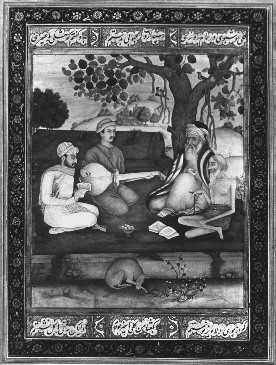 Shaikh Salim Chishti, Ink, opaque watercolor, and gold on paper