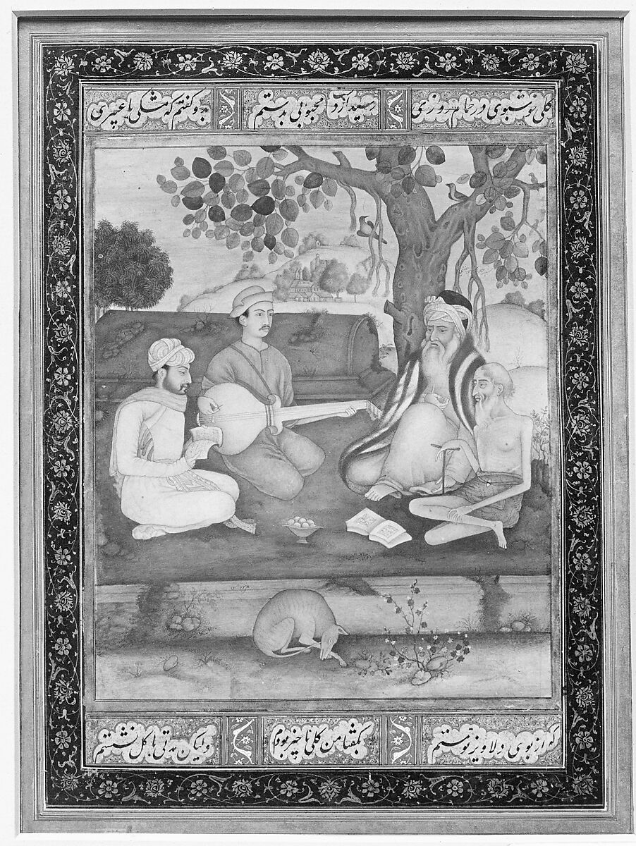 Shaikh Salim Chishti, Ink, opaque watercolor, and gold on paper