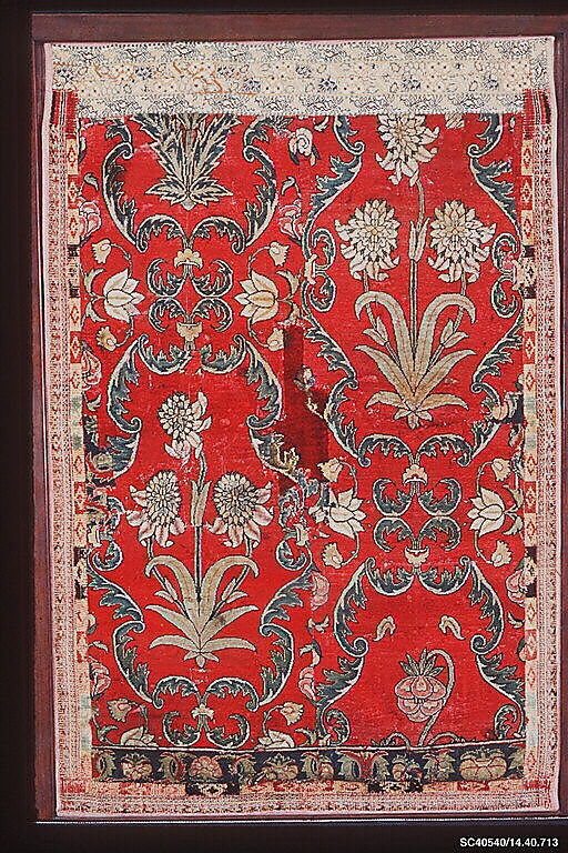 Carpet Fragments, Silk (warp and weft), wool (pashmina) pile