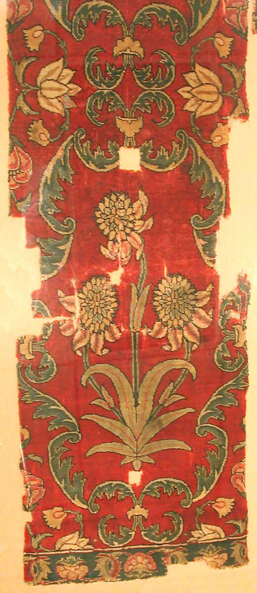 Carpet Fragments, Silk (warp and weft), wool (pashmina) pile