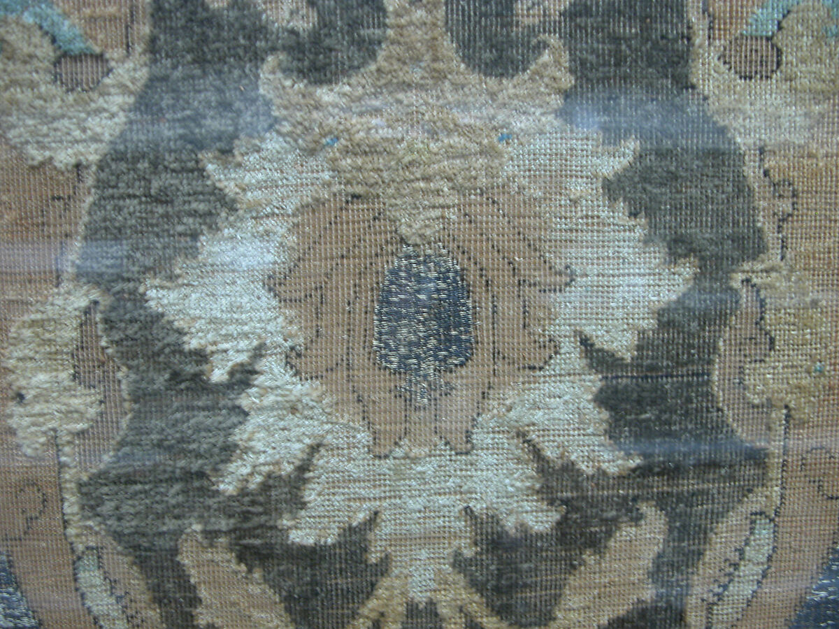 Polonaise Carpet, Silk (warp, weft and pile), metal wrapped thread; asymmetrically knotted pile, brocaded