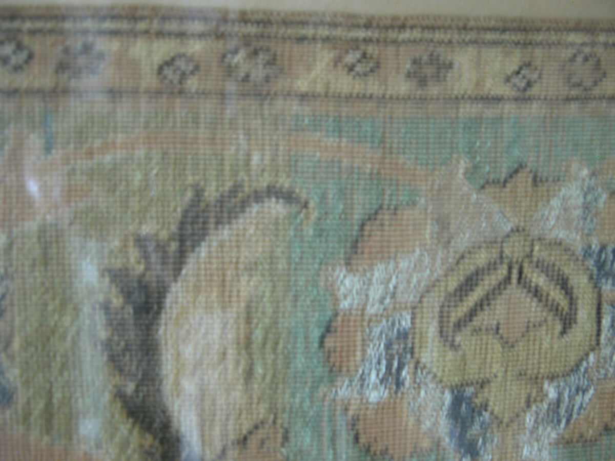 Polonaise Carpet, Silk (warp, weft and pile), metal wrapped thread; asymmetrically knotted pile, brocaded