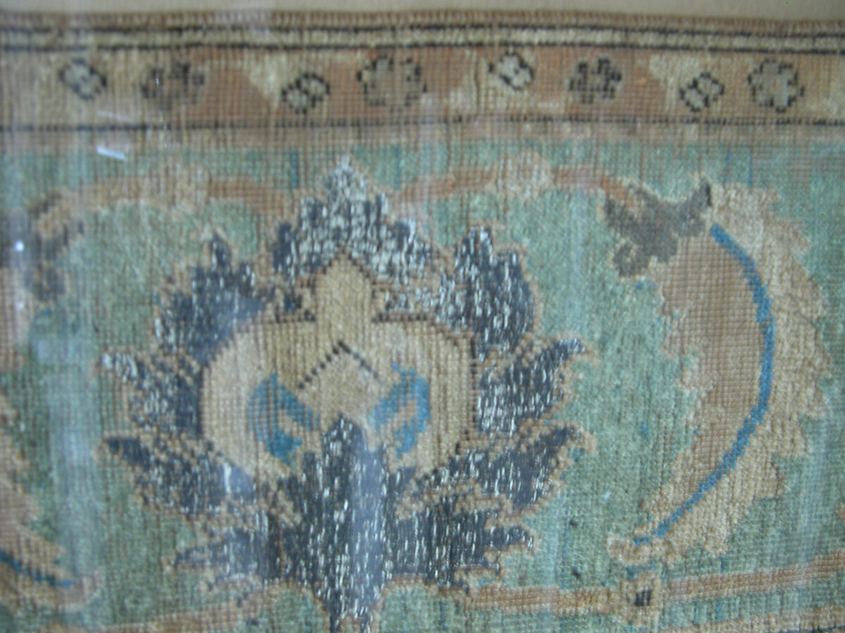 Polonaise Carpet, Silk (warp, weft and pile), metal wrapped thread; asymmetrically knotted pile, brocaded