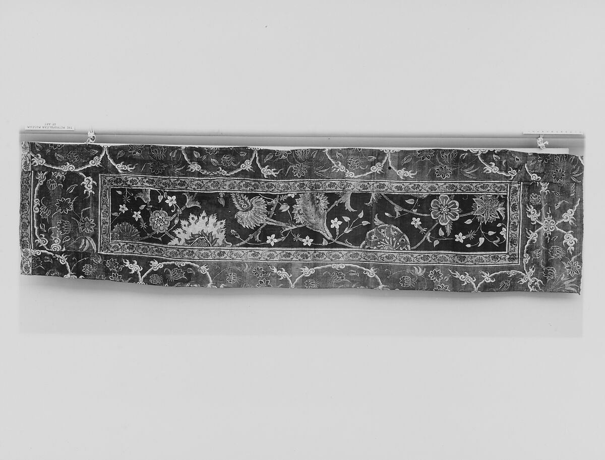 Fragments of a Carpet, Silk (warp and weft), wool (pile); asymmetrically knotted pile