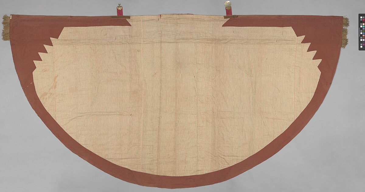Cope, Silk, cotton, metal wrapped thread; cut and voided velvet, brocaded, embroidered, with engraved metal fittings