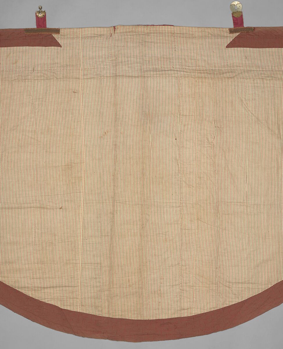 Cope, Silk, cotton, metal wrapped thread; cut and voided velvet, brocaded, embroidered, with engraved metal fittings