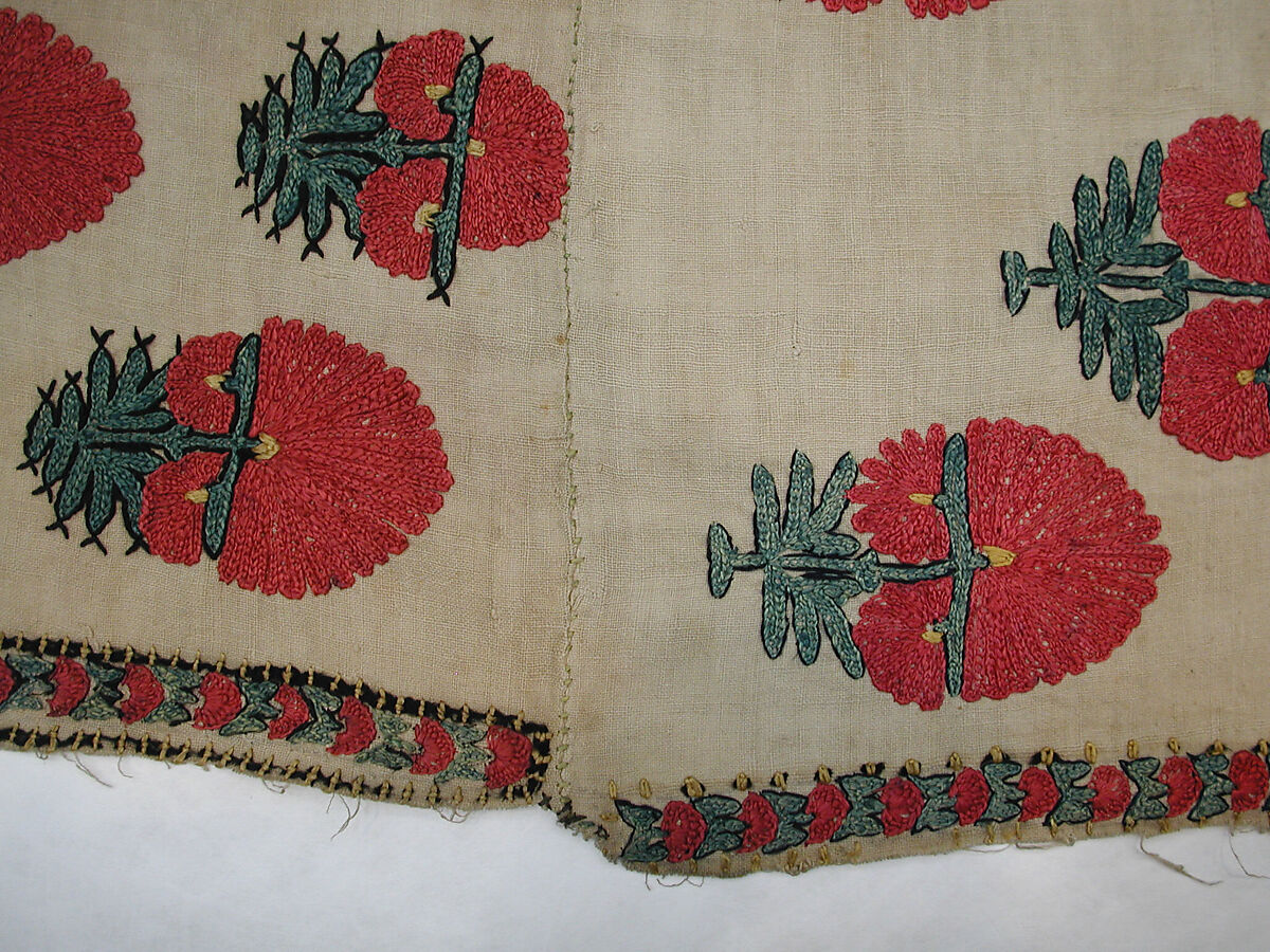 Hanging, Silk and linen