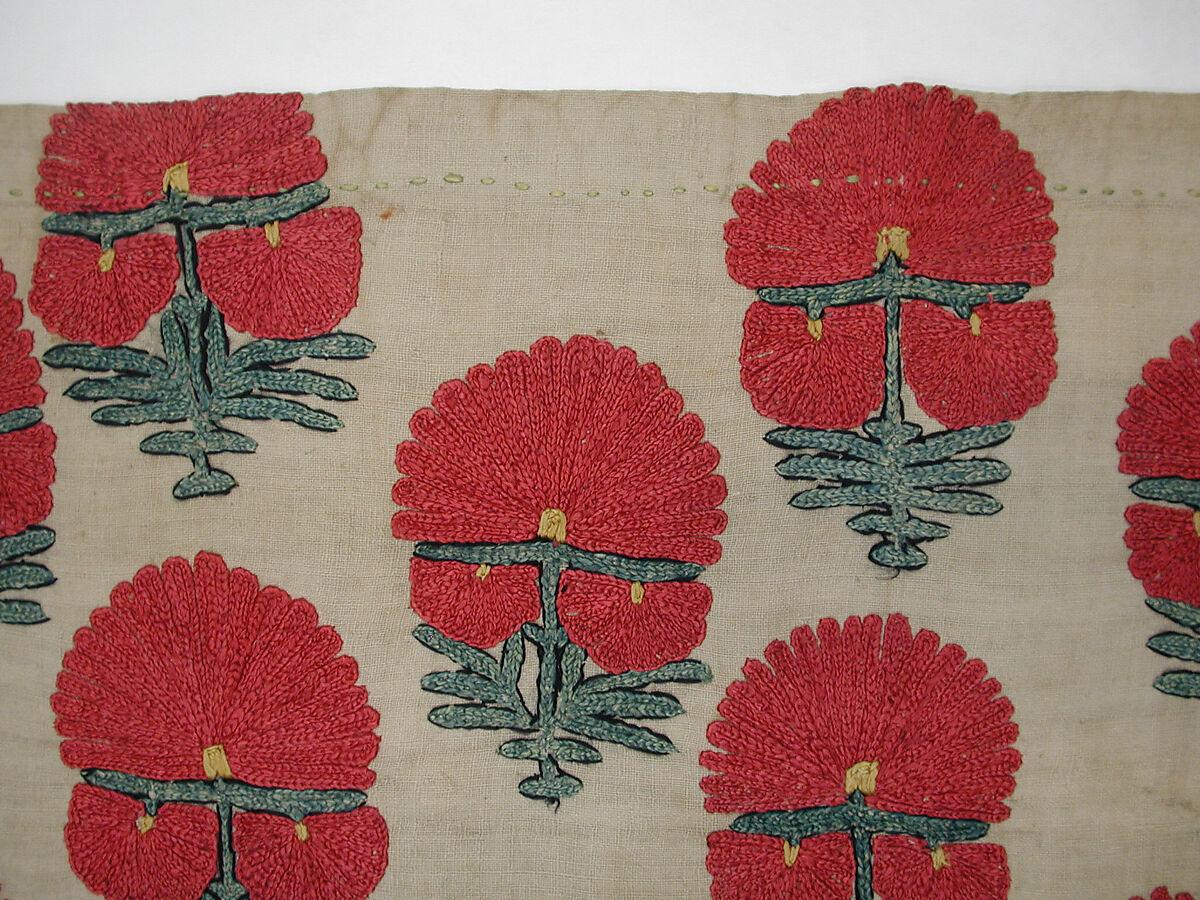 Hanging, Silk and linen