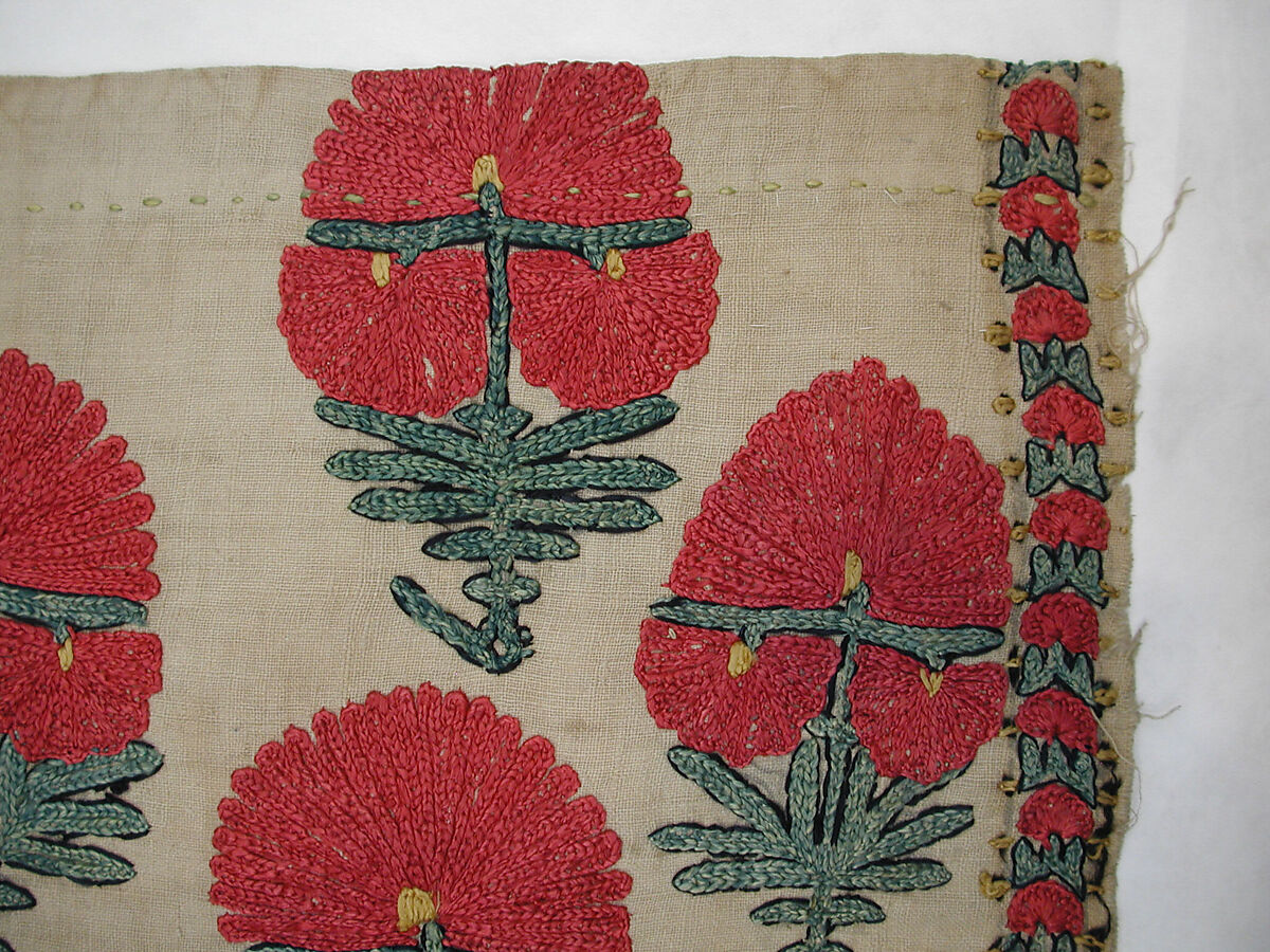 Hanging, Silk and linen