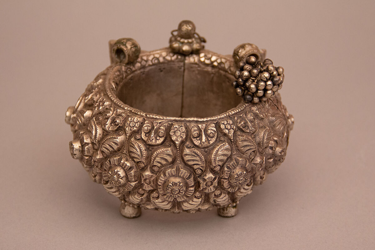 Anklet, One of a Pair, Silver