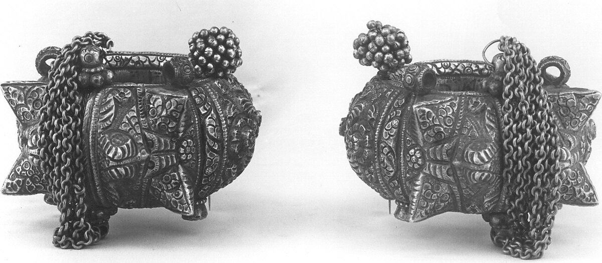 Anklet, One of a Pair, Silver