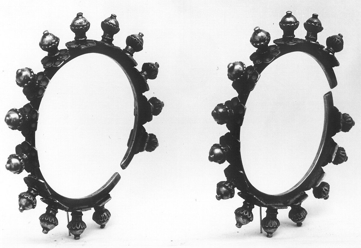 Bracelet, One of a Pair, Silver