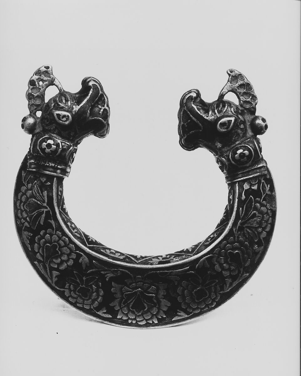 Bracelet (Kangan), Silver; gilded and enamelled