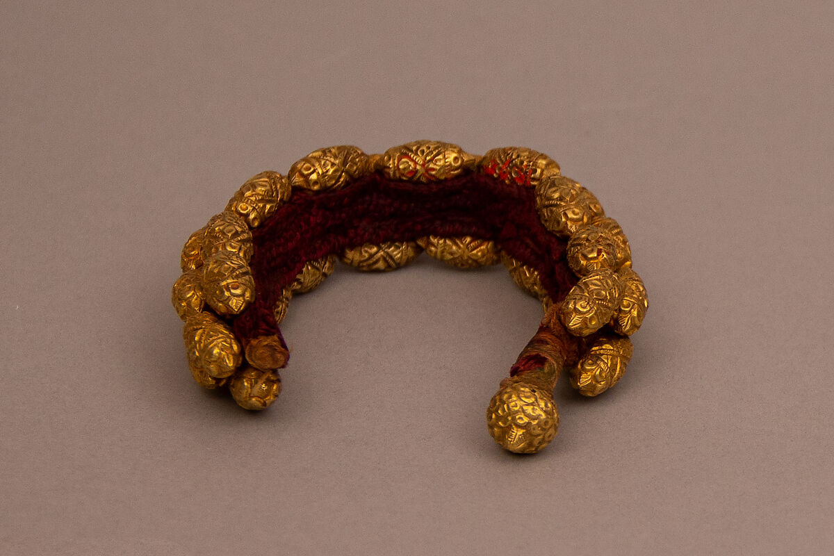 Bracelet (Pahunchi), One of a Pair, Gold
