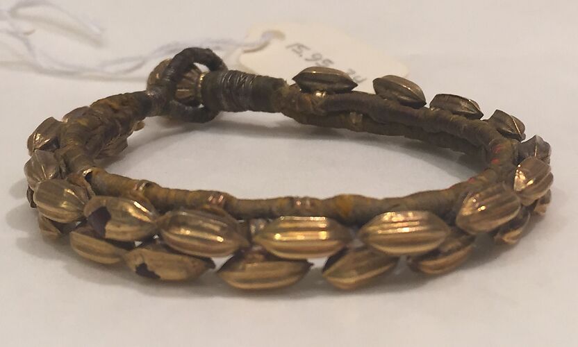 Bracelet with Seed Shaped Beads (Pahunchi), One of a Pair