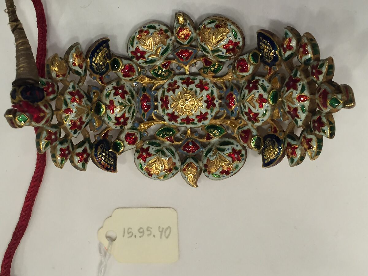 Armband (Bazuband), One of a Pair, Gold, gemstones, and enamel