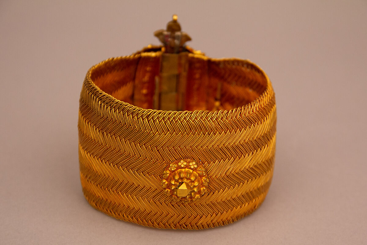Armlet, Gold, precious stones